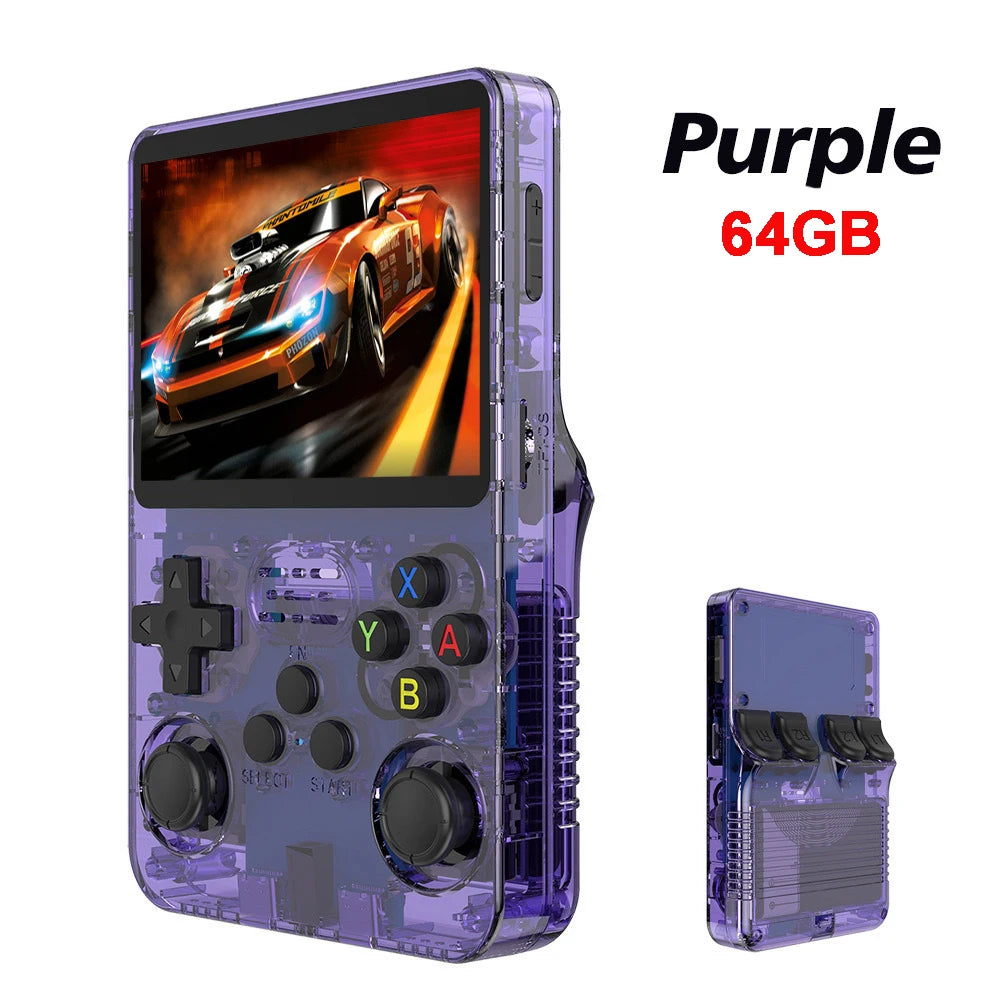 R36S Retro Handheld Game Console (3.5" IPS, Linux, Portable)