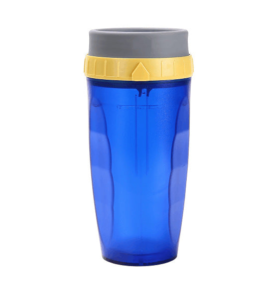 Portable Double-Insulated Tumbler with Straw – Travel Sippy Cup
