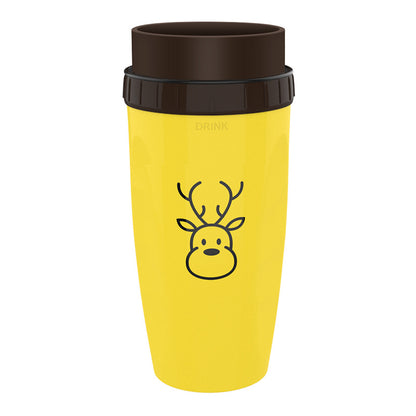 Portable Double-Insulated Tumbler with Straw – Travel Sippy Cup