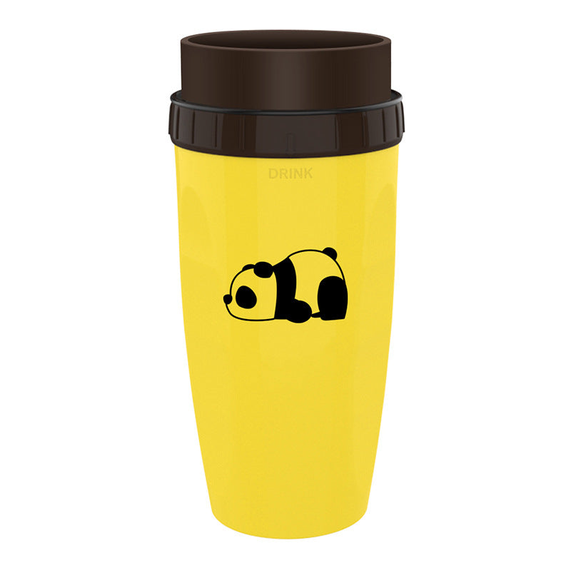 Portable Double-Insulated Tumbler with Straw – Travel Sippy Cup