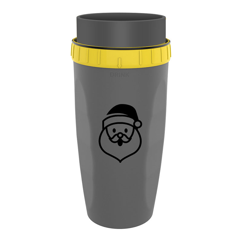 Portable Double-Insulated Tumbler with Straw – Travel Sippy Cup