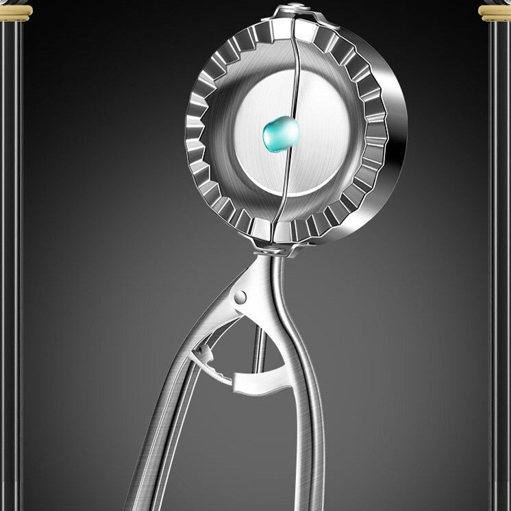 Stainless Steel Dumpling Mold & Press (Manual Kitchen Tool)