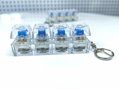 Crystal Luminous Keycap Toy