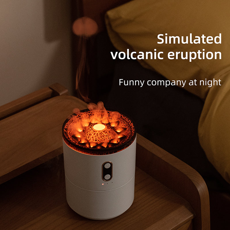 Volcanic Flame USB Aroma Diffuser Humidifier Lamp