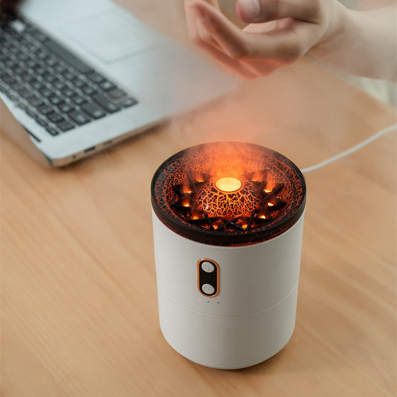 Volcanic Flame USB Aroma Diffuser Humidifier Lamp