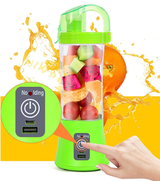 Portable Handheld Electric Fruit Juicer & Smoothie Maker (USB Rechargeable)