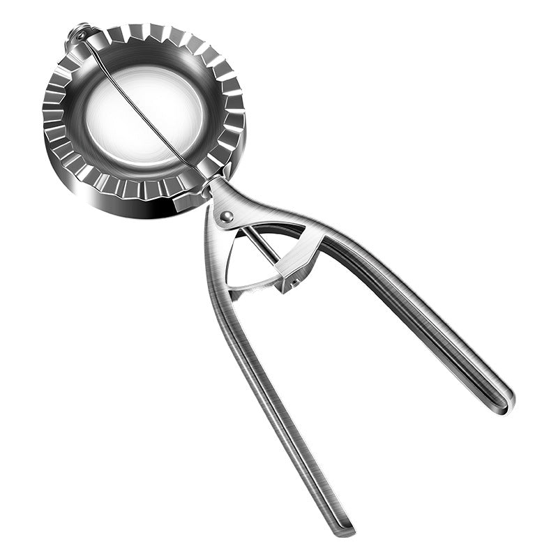 Stainless Steel Dumpling Mold & Press (Manual Kitchen Tool)