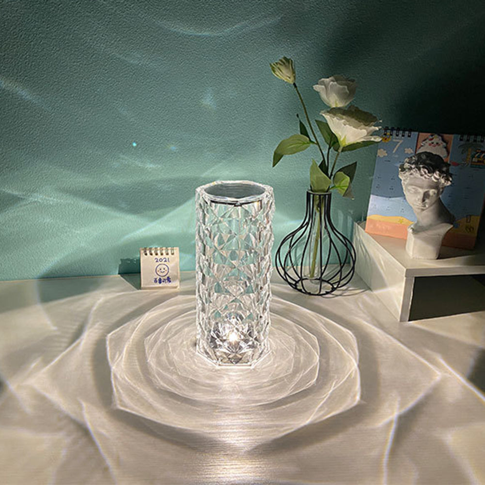 Nordic Crystal Diamond Touch Night Lamp