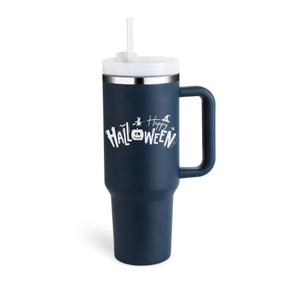 40oz Insulated Tumbler – Lid, Handle, Straw, Perfect Gift