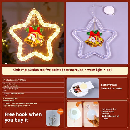 Christmas Pendant Light – LED Star Hanging Decor