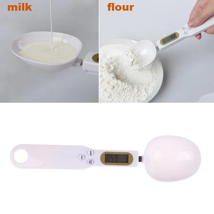 Digital Measuring Spoon Scale – 500g/0.1g LCD Kitchen Scale