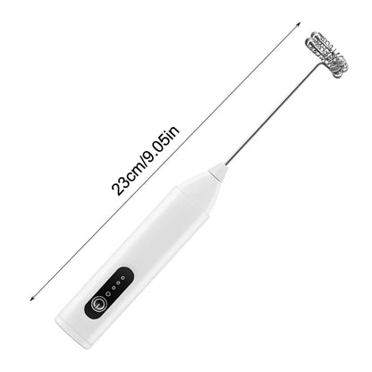 3-Speed Handheld Foam MakerUSB Rechargeable Milk Frother