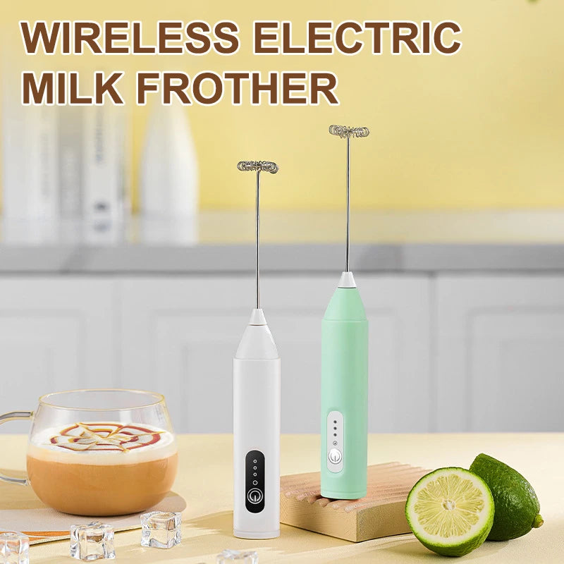 3-Speed Handheld Foam MakerUSB Rechargeable Milk Frother