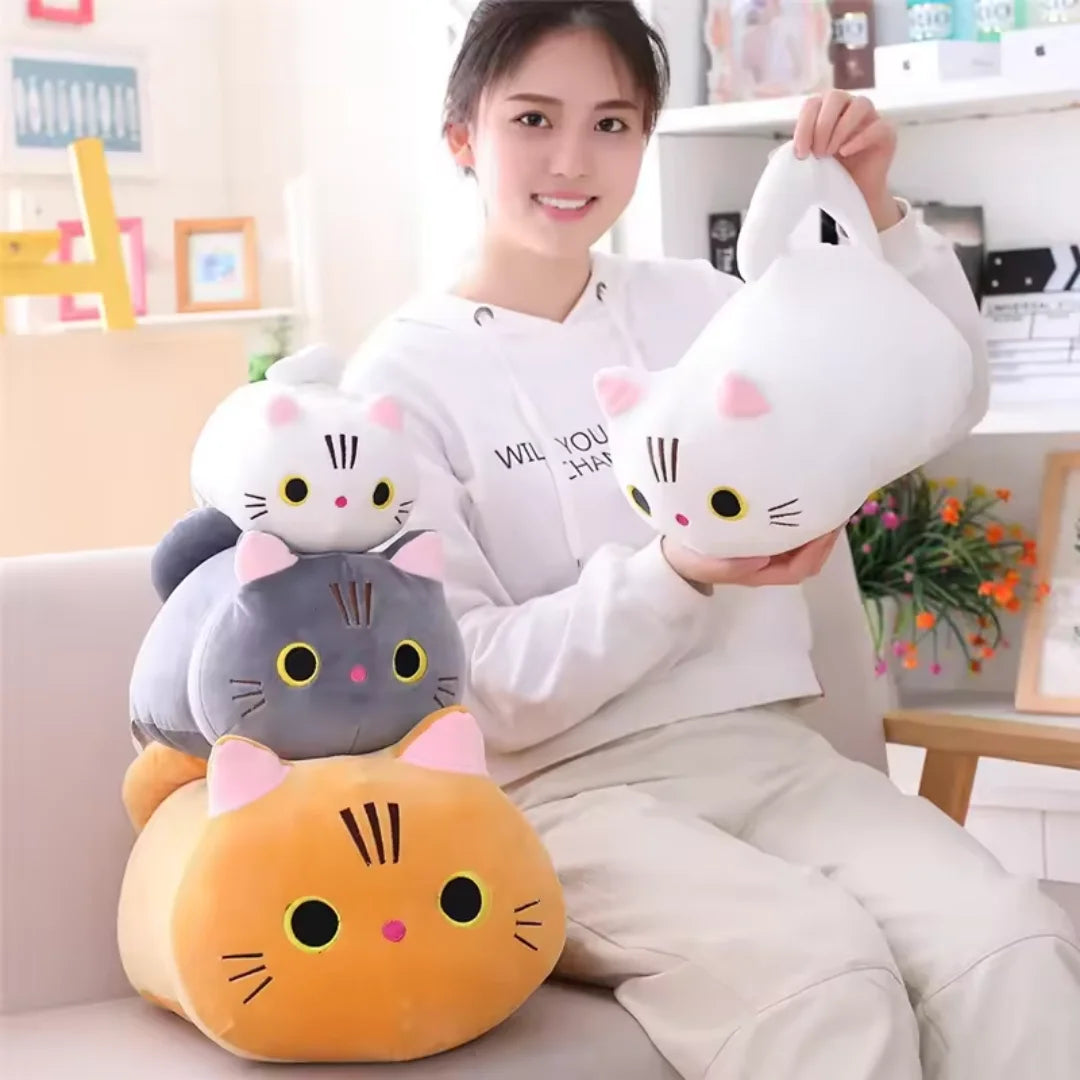 Cute Cat Plush Toy – 25–50CM Kawaii Sleeping Doll