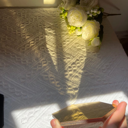 6/12pcs 3D Hexagon Mirror Wall Stickers Self-Adhesive DIY Decor