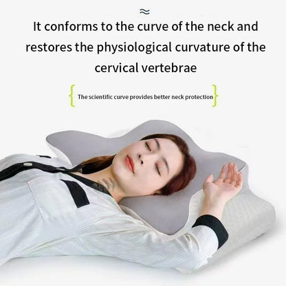 Summer Cooling Memory Foam Pillow – Cervical Neck Support