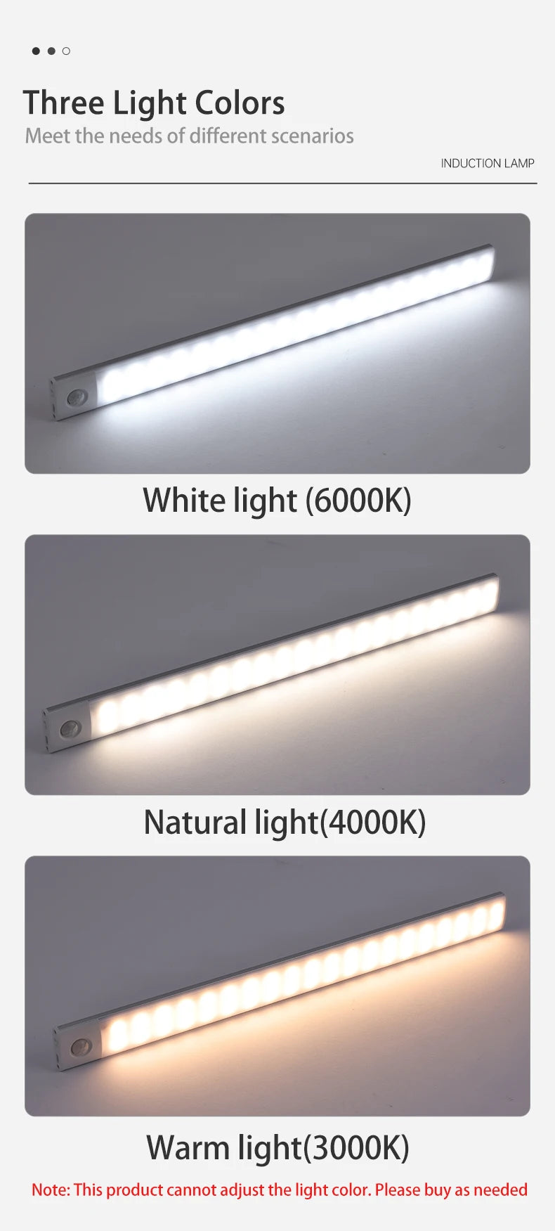 Motion Sensor LED Cabinet Light