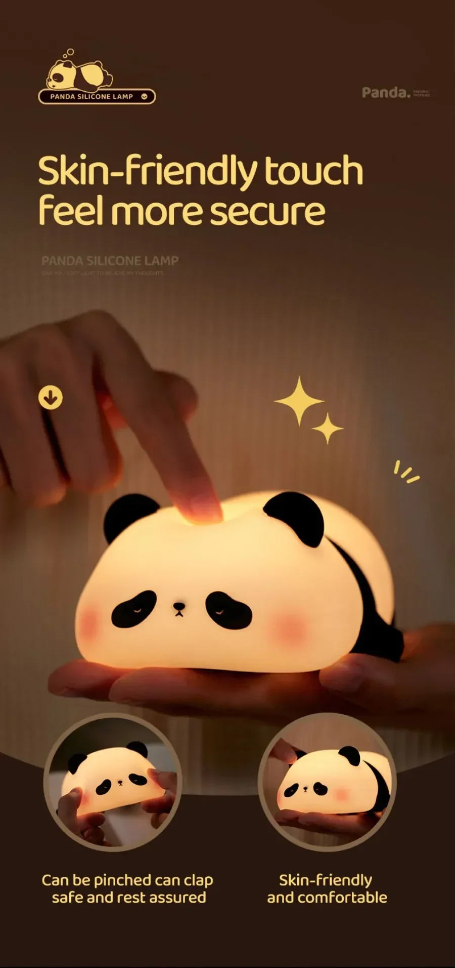 Cute Animal LED Night Light – Kids Bedroom Lamp