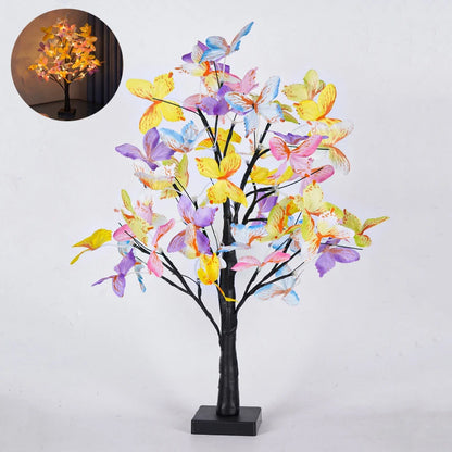 LED Butterfly Bonsai Tree Night Light (DIY Decorative Lamp)
