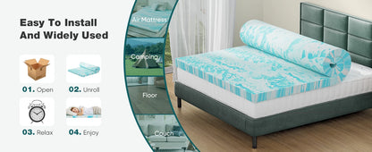 Cooling Gel Memory Foam Mattress Topper