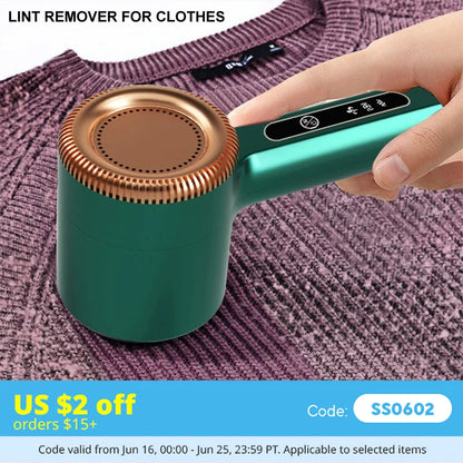 USB Rechargeable Lint Remover for Clothes