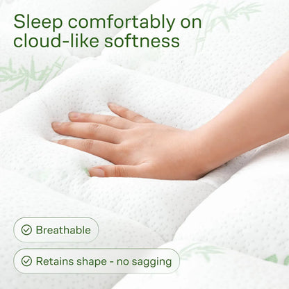 Ultra Soft Aloe Pillow Top Mattress Topper