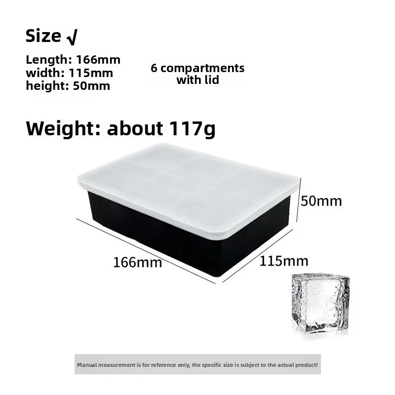 (4/6/8/15 Grids, Silicone Spherical Ice Cube Molds Reusable)