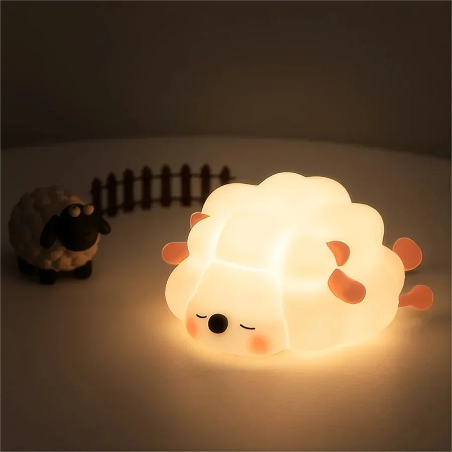 Cute Animal LED Night Light – Kids Bedroom Lamp