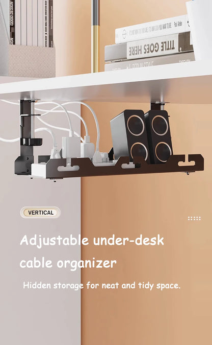 Under Desk Cable Management Tray Metal Wire Organizer