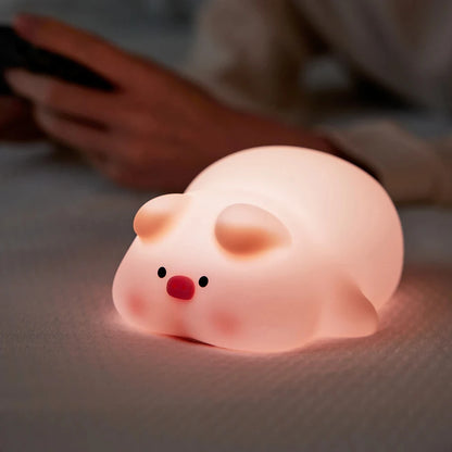 Cute Animal LED Night Light – Kids Bedroom Lamp