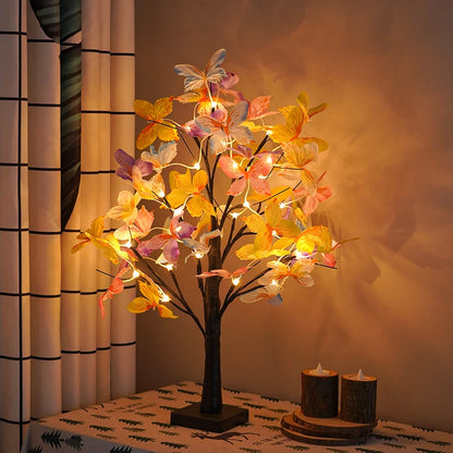 LED Butterfly Bonsai Tree Night Light (DIY Decorative Lamp)