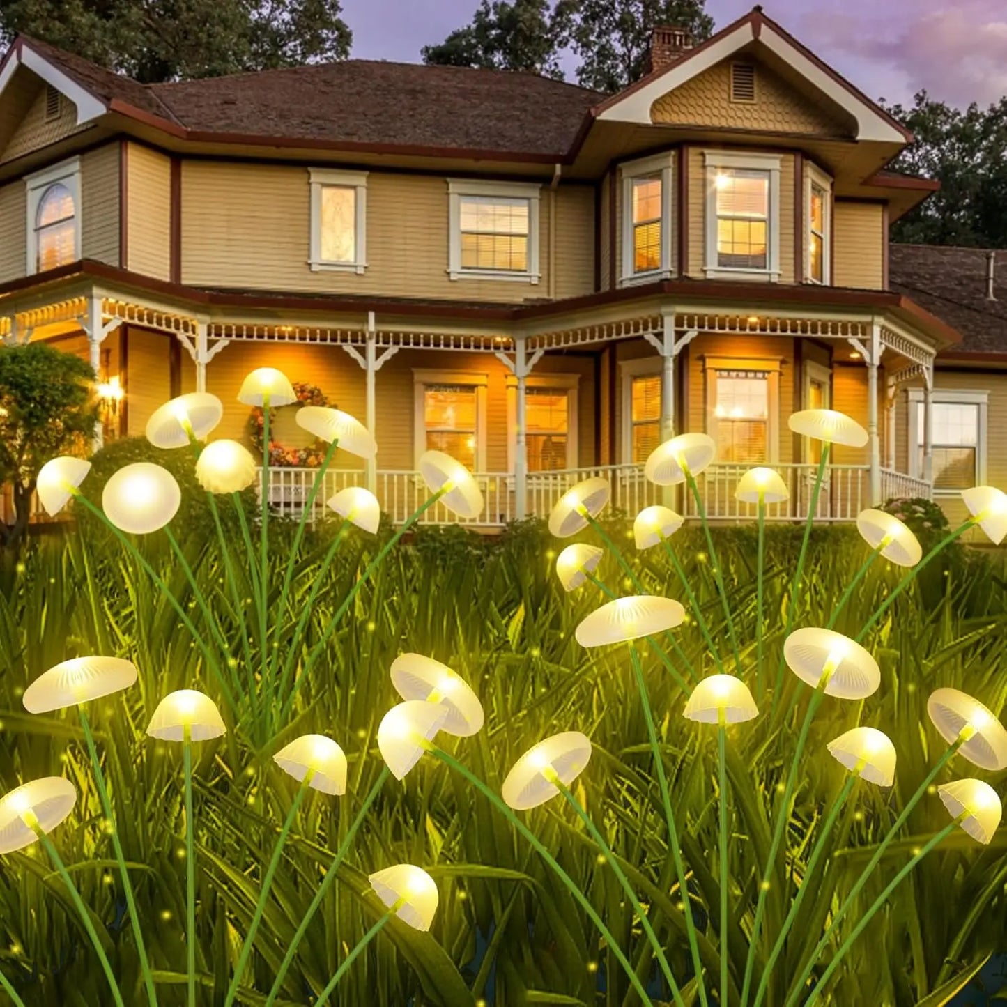 LED Solar Mushroom Lights – Waterproof Yard & Pathway Decor