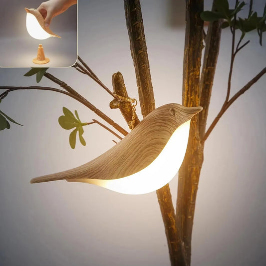 Bird LED Night Light Touch Switch (Rechargeable, 3 Colors)