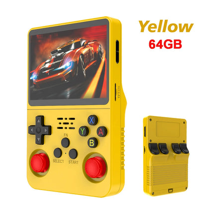 R36S Retro Handheld Game Console (3.5" IPS, Linux, Portable)