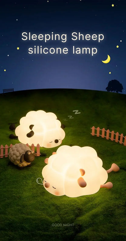 Cute Animal LED Night Light – Kids Bedroom Lamp