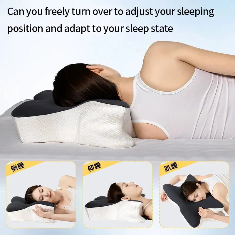 Summer Cooling Memory Foam Pillow – Cervical Neck Support