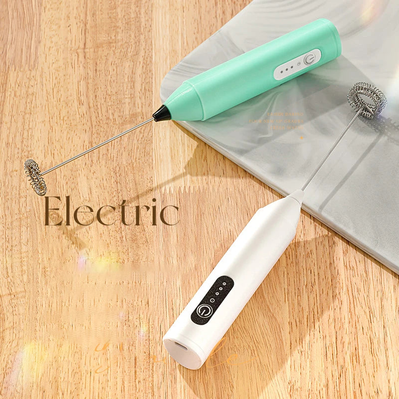 3-Speed Handheld Foam MakerUSB Rechargeable Milk Frother