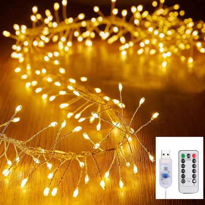 3/6M Fairy Garland USB LED Firecracker String Lights