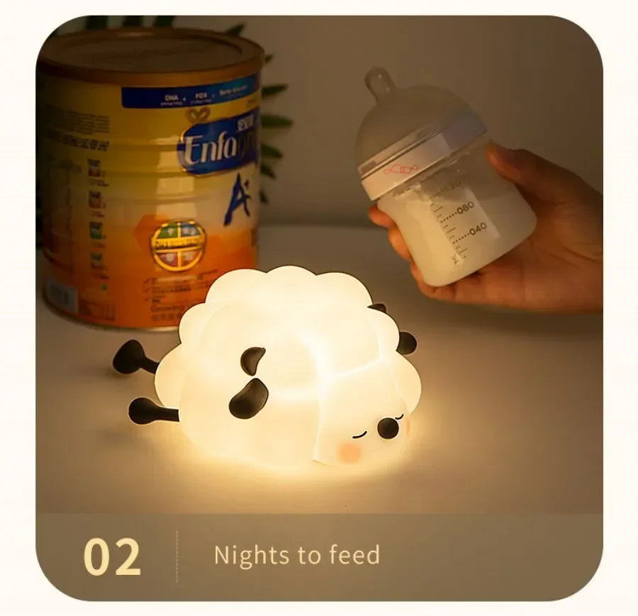 Cute Animal LED Night Light – Kids Bedroom Lamp