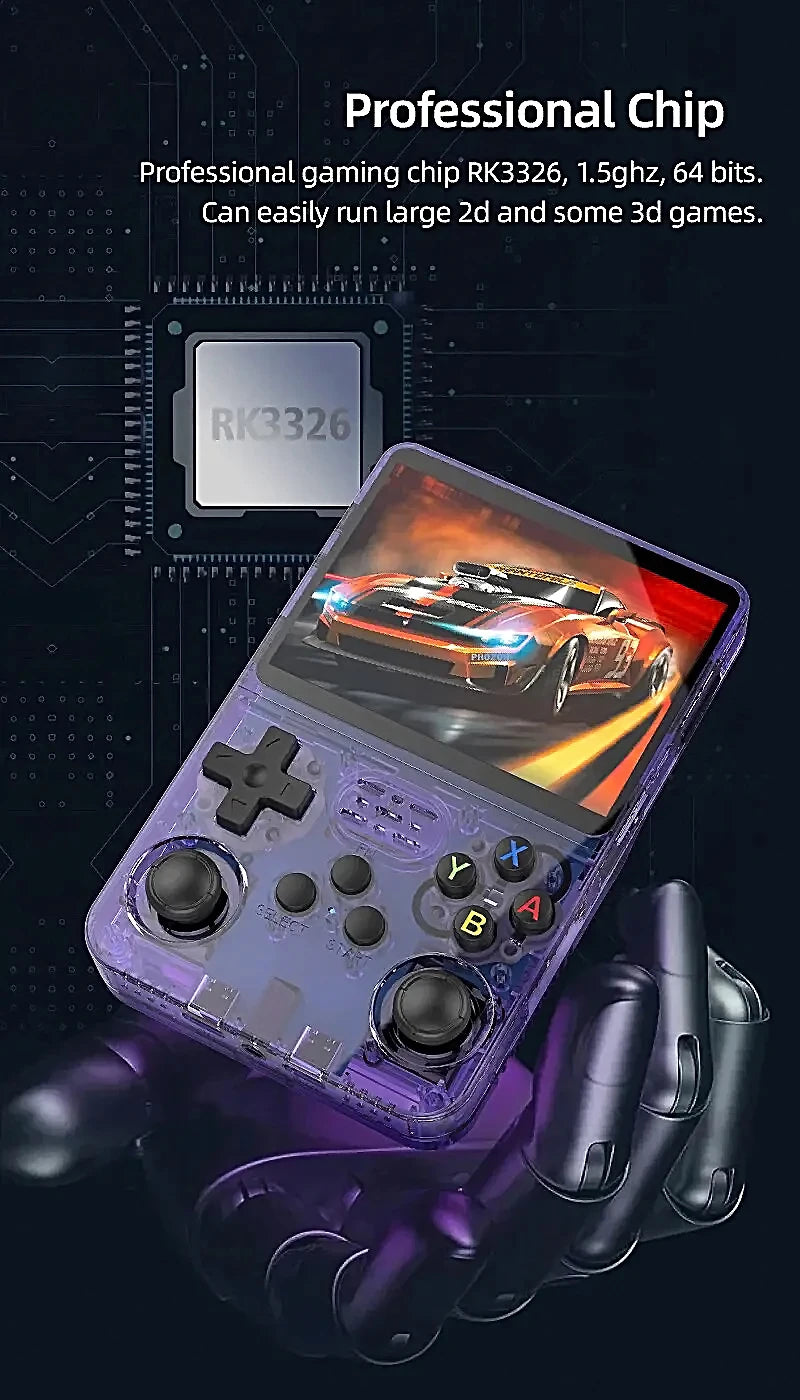 R36S Retro Handheld Game Console (3.5" IPS, Linux, Portable)