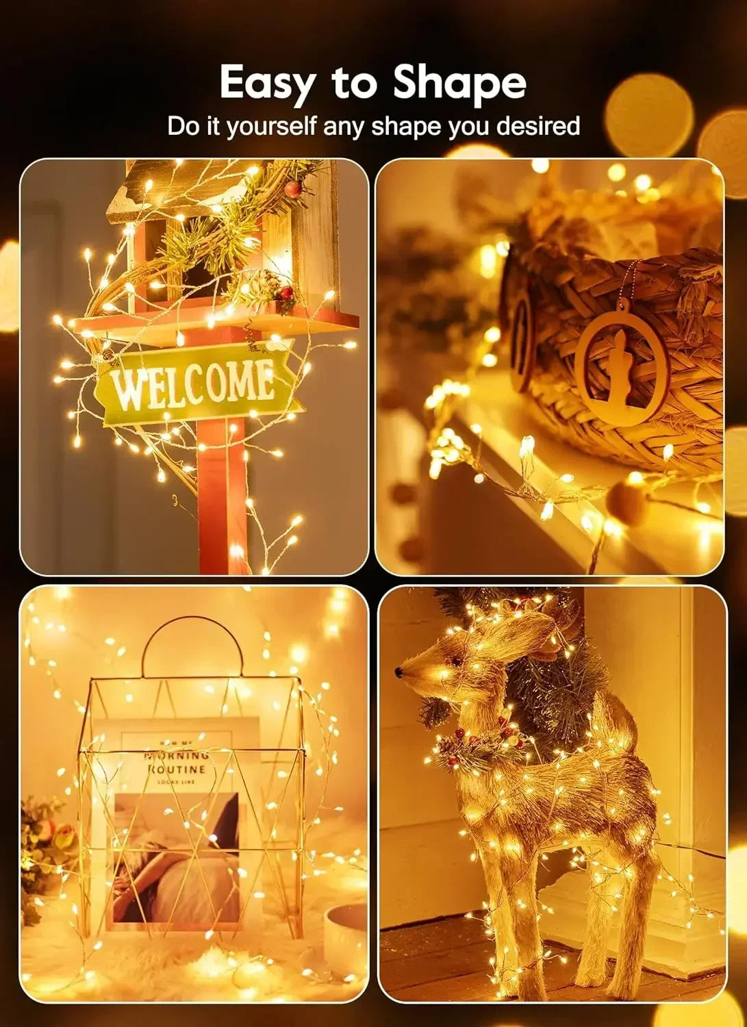 3/6M Fairy Garland USB LED Firecracker String Lights