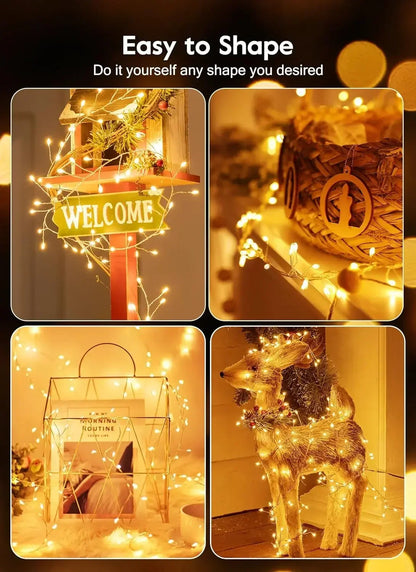 3/6M Fairy Garland USB LED Firecracker String Lights