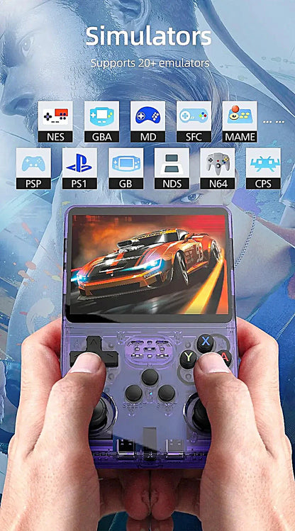 R36S Retro Handheld Game Console (3.5" IPS, Linux, Portable)