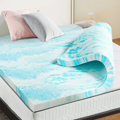 Cooling Gel Memory Foam Mattress Topper