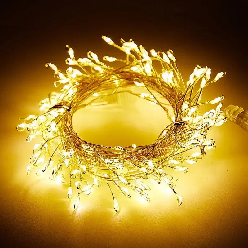 3/6M Fairy Garland USB LED Firecracker String Lights