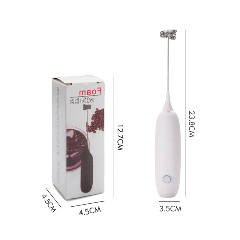 3-Speed Handheld Foam MakerUSB Rechargeable Milk Frother