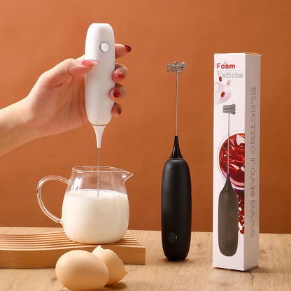 3-Speed Handheld Foam MakerUSB Rechargeable Milk Frother