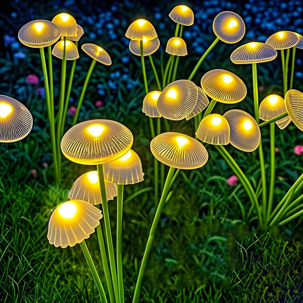 LED Solar Mushroom Lights – Waterproof Yard & Pathway Decor