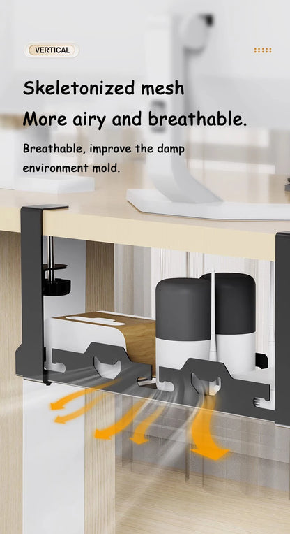 Under Desk Cable Management Tray Metal Wire Organizer