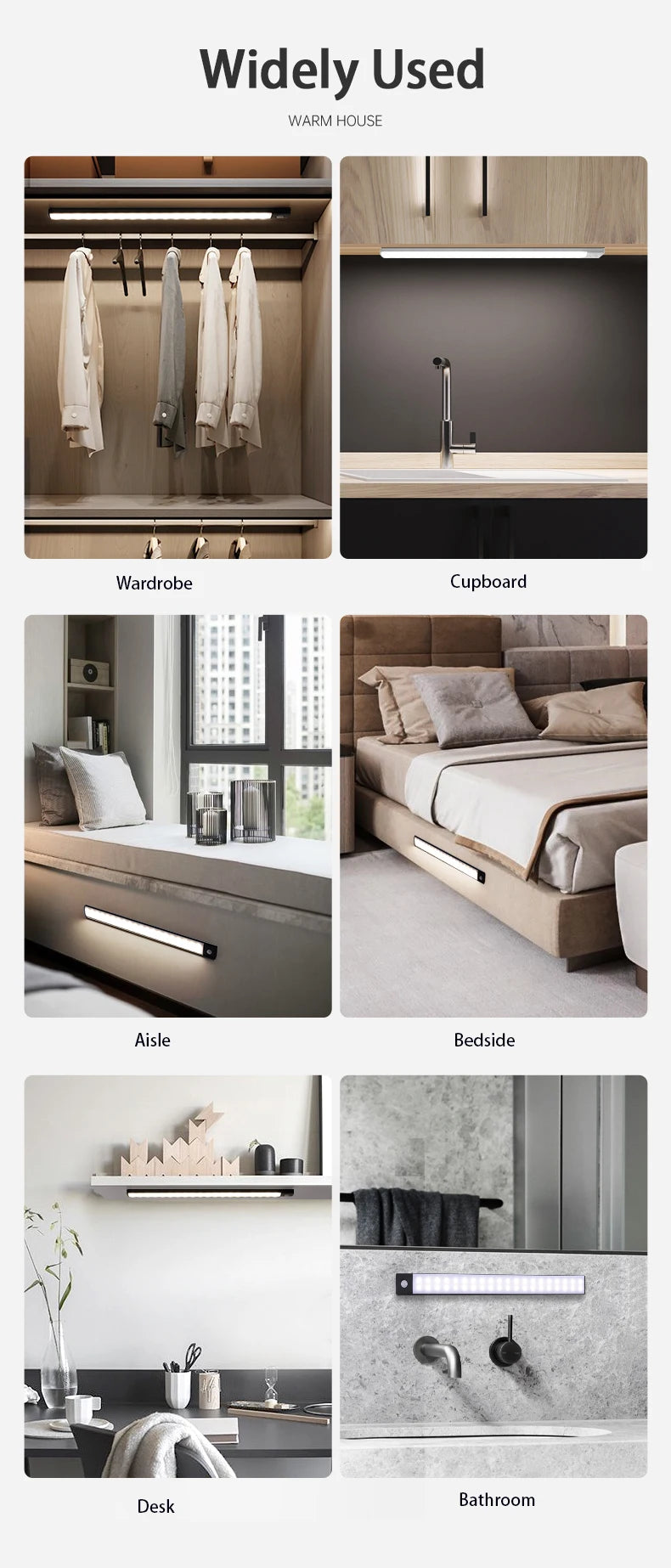 Motion Sensor LED Cabinet Light